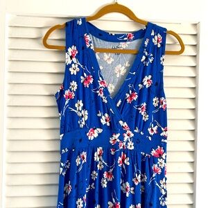 LL Bean cotton midi sundress size small